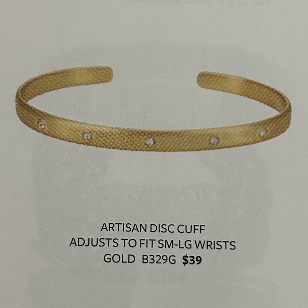 Stella & Dot Artisan Disc Cuff